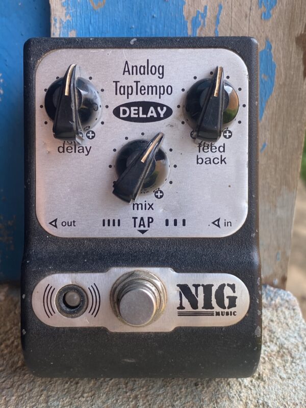 Pedal Nig Efeito Analog Tap Tempo Delay (Usado)